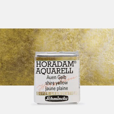 Schmincke Horadam Supergranulation Watercolour - Shire Yellow 931 (Half Pan) Image