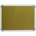Parrot Felt Info Board with Aluminium Frame (2400 x 1200mm)(Beige): 