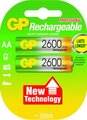 GP Rechargeable NiMH Batteries (AA)(Pack of 2): 