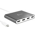 J5 Create JCA366 USB-C to 4-Port HDMI Multi-Monitor Adapter (Silver): 