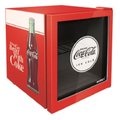 46L Coca-Cola Counter-Top Glass Door Beverage Cooler - Red: 