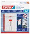 Tesa Adjustable Adhesive Nail for Tiles and Metal (2x4kg Limit)(Smooth Solid Indoor Surfaces): 