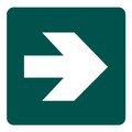 Redfern Green Arrow Sign (150x150mm): 