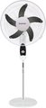 Elecstor 16" Rechargeable Pedestal Fan (White): 