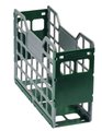 Fellowes Bankers Box Econo Slatted Plastic Containers - Green (4 Pack): 