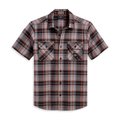 Men?s Wrench Crew Plaid Shirt ? Grey Plaid - S: 