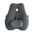 Iconix Contoured Memory Foam Lumbar and Waist Support Chair Cushion: 