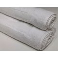 Bunty Plush 100% Cotton Bath Mat (Optical White)(Pack of 2)(750gsm)(50 x 80cm): 
