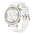 Huawei GT 5 Pro Smart Watch (White)(42mm) - Inc Free Huawei BudsFree 6i Buds | Portable Coffee Cup & 3 Month Care +: 