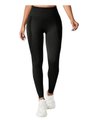 Rejuvist Fitness High-Stretch Ladies' Leggings (Black, Large): 