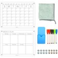 Chenshia Reusable Magnetic Acrylic Planner- Monthly& Weekly Calendar,Fridge: 