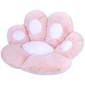 Cat Paw Seat Cushion Winter Plush Seat Cushion Pillow Cushion - Pink: 