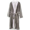 Chenshia Lightweight Luxury Unisex Winter Flannel Fleece Bathrobe Gown - L: 
