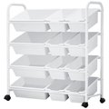 Chenshia Durable 4-Tier Kids Steel-Framed Toy Organizer - 12 Storage Bins: 