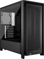 Corsair FRAME 4000D Tempered Glass Black Steel Modular ATX Mid-Tower Desktop Chassis: 