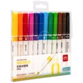 Deli Whiteboard Marker Bullet Tip 1.3mm, 12 Assorted Colors: 