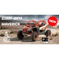 Kids Electric Ride On Car Can Am Maverick 2 Seater 24V With Rubber Tyres: 