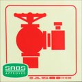 Parrot Photoluminescent 190mm Safety Sign - F30 - Fire Hydrant: 