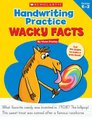 Handwriting Practice: Wacky Facts - Grades K-3 (Paperback): Violet Findley
