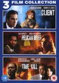 John Grisham Film Collection - The Client / The Pelican Brief / A Time To Kill (DVD): Julia Roberts, Denzel Washington, Susan...