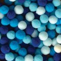 Dala Craft Pom Poms - Blue Assorted (10mm)(120 Pack): 