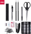 Deli Stationery Deli Office Set  (Black): 