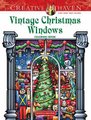 Creative Haven Vintage Christmas Windows Coloring Book (Paperback): David Bodo