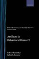Artifacts in Behavioral Research - Robert Rosenthal and Ralph L. Rosnow's Classic Books (Hardcover): Robert Rosenthal,...