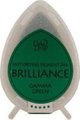 Brilliance D.Drop Ink Pad - Gamma Green - Pigment Ink: 