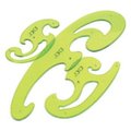 Jakar Set of 3 French Curves: 