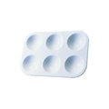 Studio Essentials Plastic Palette (3.5x5in)(6 Well): 