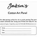 Jackson's 3mm Cotton Art Board Canvas Panel (22x18"): 
