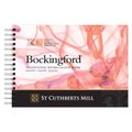 Bockingford Watercolour Paper - Spiral Pad - 300gsm - A4 - Hot Pressed: 