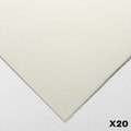 Fabriano Artistico Watercolour Paper - HP Traditional White (300gsm)(56x76cm)(20 Sheets) - 20 Sheets: 