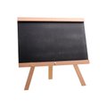 Blackboard Wooden Frame Tripod Stand (Black & Brown): 