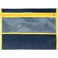 Trefoil 4 Stationery Denim Subject Bag with Window (Yellow): 