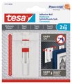 Tesa Adjustable Adhesive Sensitive Surfaces Nails for Wallpaper and Plaster (2x2kg Limit): 