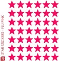 Redfern Star Stickers (Fluorescent Pink)(168 Stickers): 