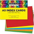 Grafton A5 Index Cards - Bright (100 Pack) - Ruled: 
