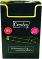 Croxley Perm. Marker - Red Bullet (Box of 10): 
