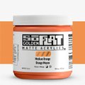 Golden Soflat Matte Acrylic Paint - Medium Orange (473 ml): 
