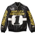 Men's Start Your Engines Leather Racing Jacket - 5XL: 