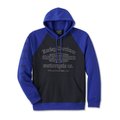 Men's Old English Stacked Bar & Shield Raglan Hoodie (M): 