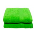 Bunty Plush Hand Towel (Jasmine Green)(450GSM)(50x90cm)(2 Pack): 
