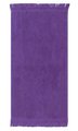 Bunty Plush Terry Fringe Guest Towel (Royal Lilac)(380gsm): 