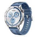 Huawei GT 5 Smart Watch (Blue)(46mm) - Inc Free Huawei BudsFree 6i Buds | Portable Coffee Cup & 3 Month Care +: 