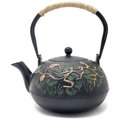 Chenshia Oriental Handmade Cast Iron Teapot with Infuser- 1200ml - Grass: 