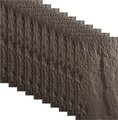 Chenshia 3D PU Stone Wall Panels for Interior Decor Modern Faux Stone 10pc - Black: 