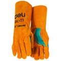 Deli Welding Glove 14Inch/350mm Orange: 