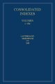 International Law Reports, Consolidated Index 3 Volume Hardback Set - Volumes 1-160 (Hardcover): Elihu Lauterpacht, Christopher...